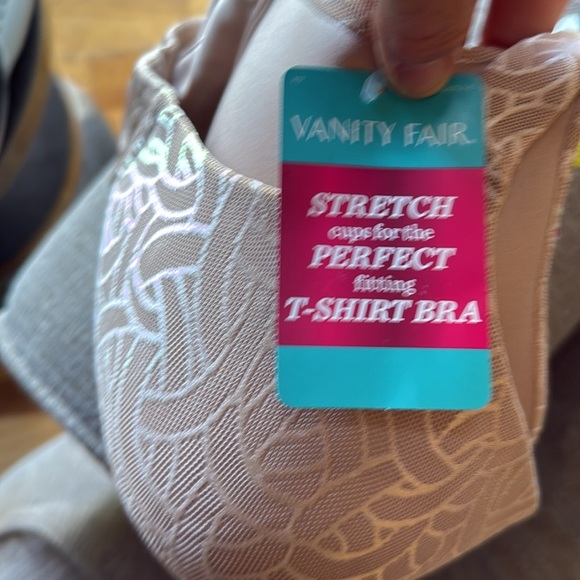 Vanity Fair, Beige, T-Shirt bra size 36DD, full coverage, no wire, NWT - Picture 8 of 10